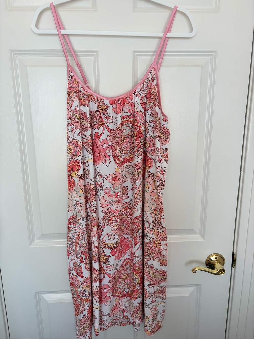 Papinelle Pink Floral Button-Front Nightdress